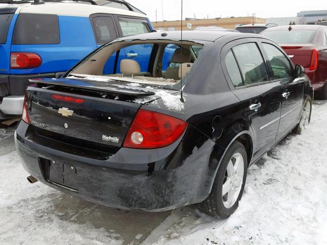 1G1AZ55F077190624 - 2007 CHEVROLET COBALT LTZ BLACK photo 4