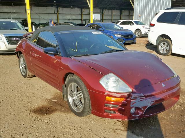 4A3AE45G25E002276 - 2005 MITSUBISHI ECLIPSE SP BURGUNDY photo 1