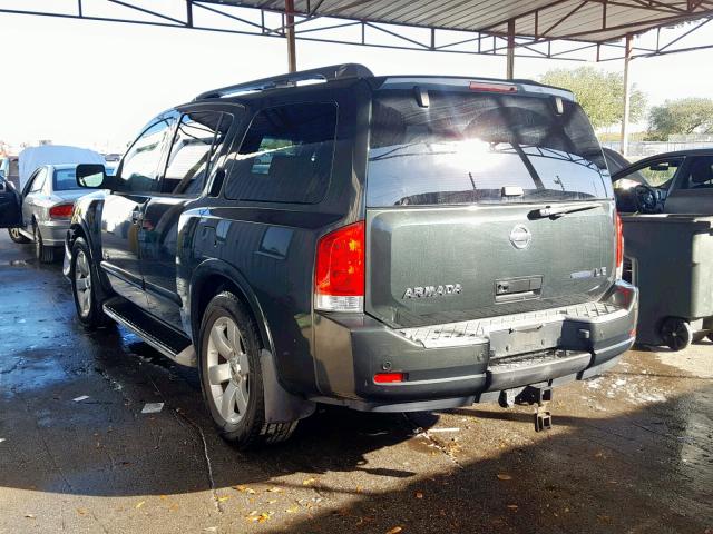 5N1BA08D28N633462 - 2008 NISSAN ARMADA SE GRAY photo 3