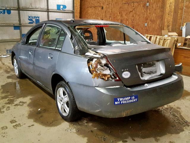 1G8AZ55F56Z191644 - 2006 SATURN ION LEVEL GRAY photo 3