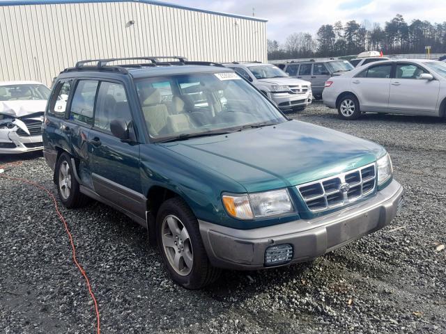 JF1SF6558YH704450 - 2000 SUBARU FORESTER S GREEN photo 1