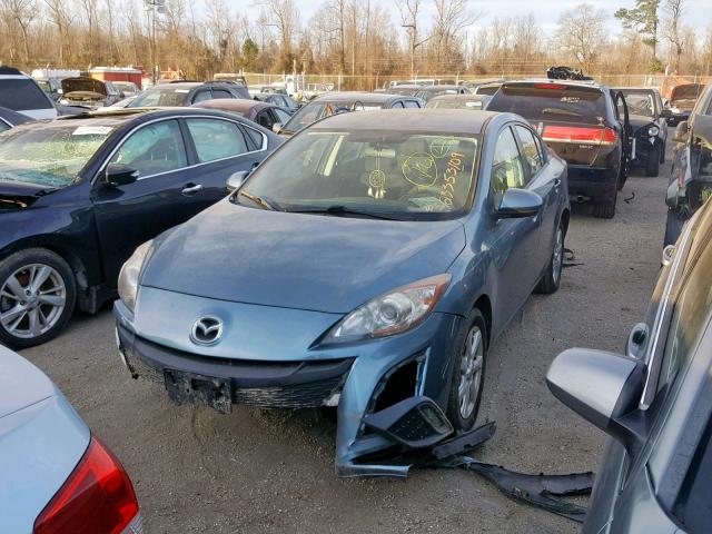 JM1BL1SG0A1259678 - 2010 MAZDA 3 I GRAY photo 2