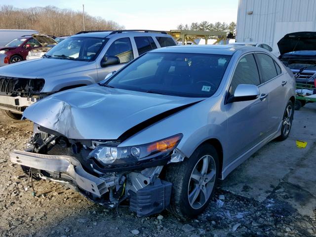 JH4CU2F88EC001895 - 2014 ACURA TSX SE SILVER photo 2