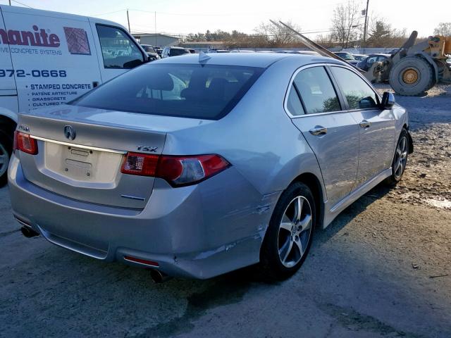 JH4CU2F88EC001895 - 2014 ACURA TSX SE SILVER photo 4