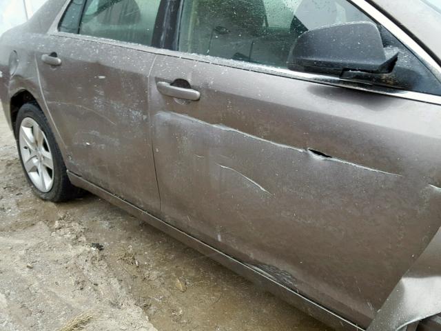 1G1ZB5EB9AF212265 - 2010 CHEVROLET MALIBU LS 灰色 照片 10