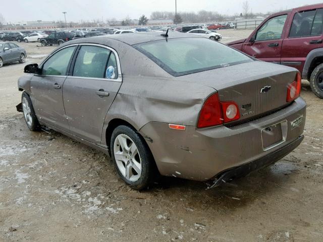 1G1ZB5EB9AF212265 - 2010 CHEVROLET MALIBU LS 灰色 照片 3