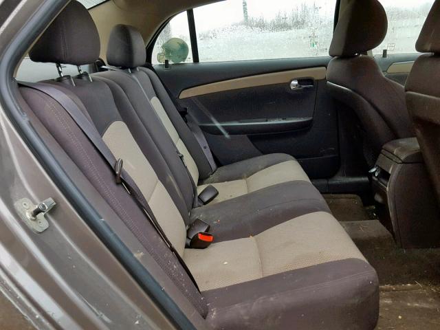 1G1ZB5EB9AF212265 - 2010 CHEVROLET MALIBU LS 灰色 照片 6