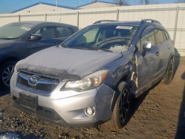 JF2GPACC2E8329153 - 2014 SUBARU XV CROSSTR SILVER photo 2