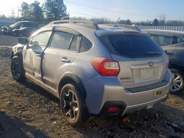 JF2GPACC2E8329153 - 2014 SUBARU XV CROSSTR SILVER photo 3