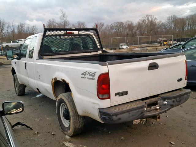 1FTNX21LX2EC22752 - 2002 FORD F250 SUPER WHITE photo 3