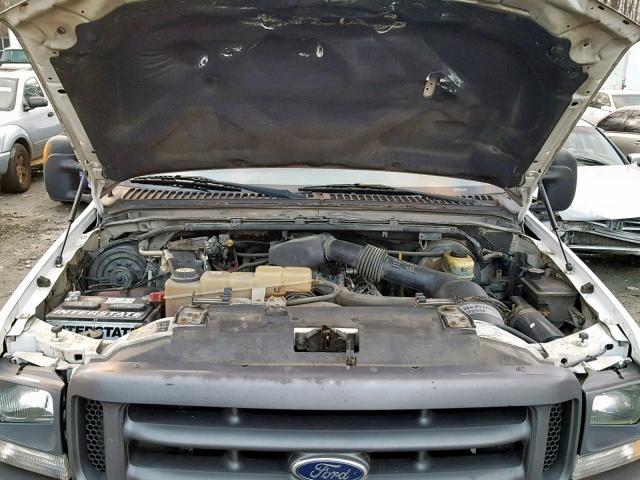 1FTNX21LX2EC22752 - 2002 FORD F250 SUPER WHITE photo 7