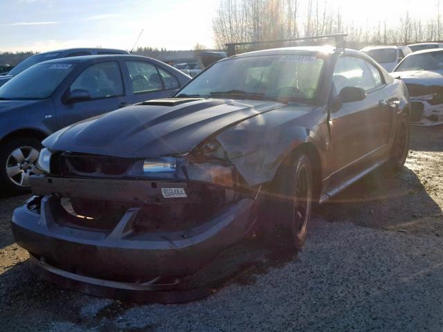 1FAFP42R73F454262 - 2003 FORD MUSTANG MA GRAY photo 2