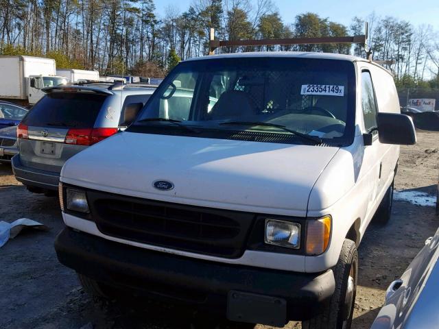 1FTNE24251HA18818 - 2001 FORD ECONOLINE WHITE photo 2