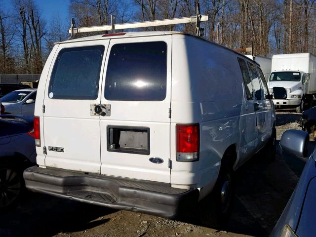 1FTNE24251HA18818 - 2001 FORD ECONOLINE WHITE photo 4