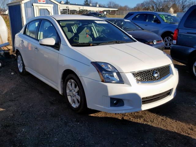 3N1AB6AP5AL697718 - 2010 NISSAN SENTRA 2.0 WHITE photo 1