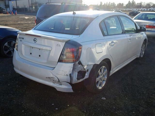 3N1AB6AP5AL697718 - 2010 NISSAN SENTRA 2.0 WHITE photo 4