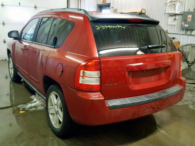 1J4NF4FB9AD560138 - 2010 JEEP COMPASS SP RED photo 3
