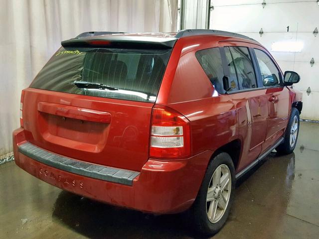 1J4NF4FB9AD560138 - 2010 JEEP COMPASS SP წითელი ფოტო 4