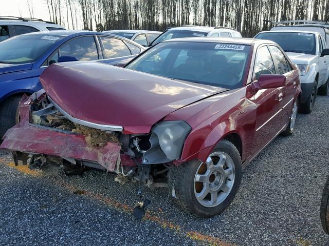 1G6DM577940183784 - 2004 CADILLAC CTS RED photo 2