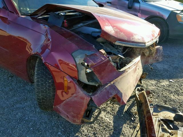 1G6DM577940183784 - 2004 CADILLAC CTS RED photo 9