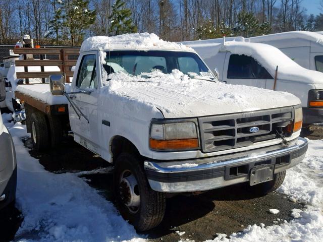 1FDLF47F0TEB45569 - 1996 FORD F SUPER DU WHITE photo 1