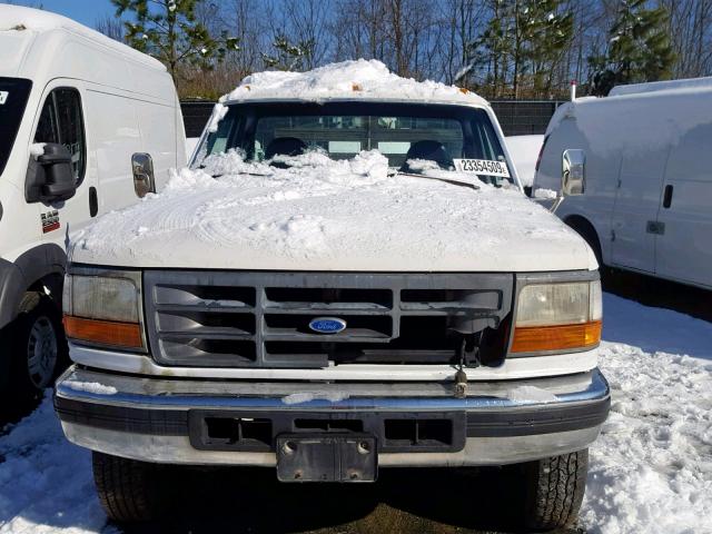 1FDLF47F0TEB45569 - 1996 FORD F SUPER DU WHITE photo 9