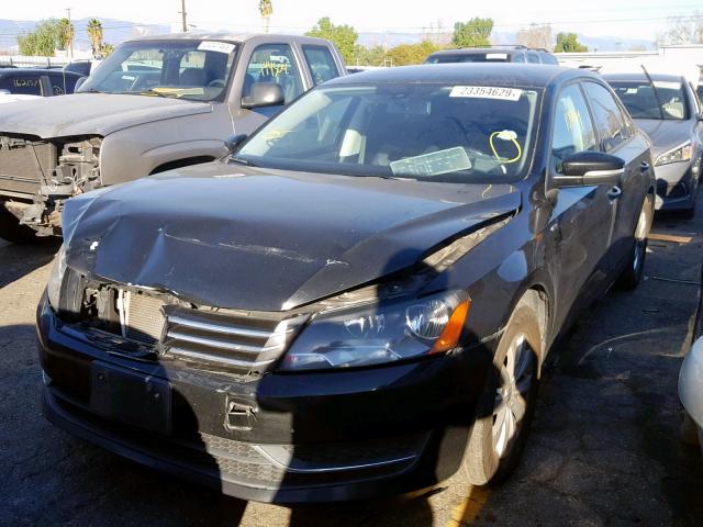 1VWAT7A3XFC002114 - 2015 VOLKSWAGEN PASSAT S Schwarz Foto 2