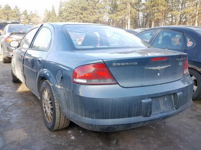 1C3AL56RX5N533874 - 2005 CHRYSLER SEBRING TO GREEN photo 3