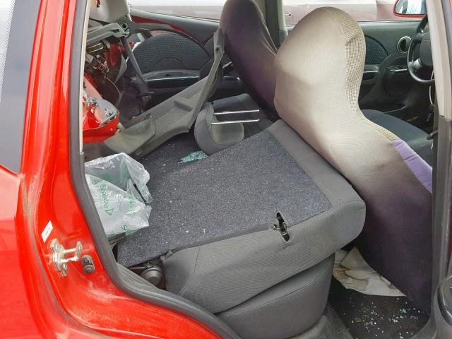 KL1TD66608B172780 - 2008 CHEVROLET AVEO BASE Қызыл фото 6