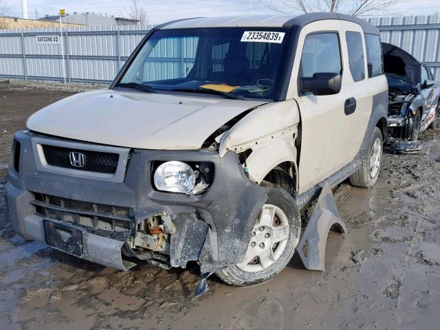 5J6YH18265L800163 - 2005 HONDA ELEMENT CREAM photo 2