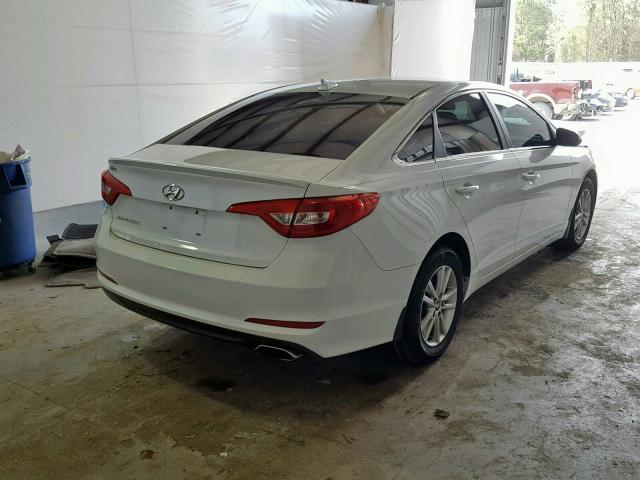 5NPE24AF6FH141497 - 2015 HYUNDAI SONATA SE თეთრი ფოტო 4
