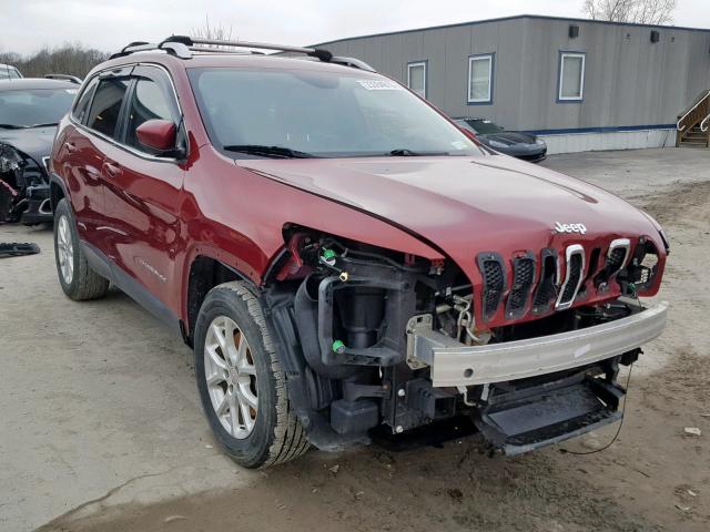 1C4PJMCS3EW200746 - 2014 JEEP CHEROKEE L RED photo 1