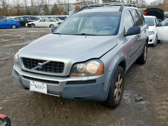 YV1CZ91H441049448 - 2004 VOLVO XC90 T6 SILVER photo 2