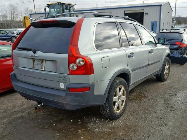 YV1CZ91H441049448 - 2004 VOLVO XC90 T6 SILVER photo 4