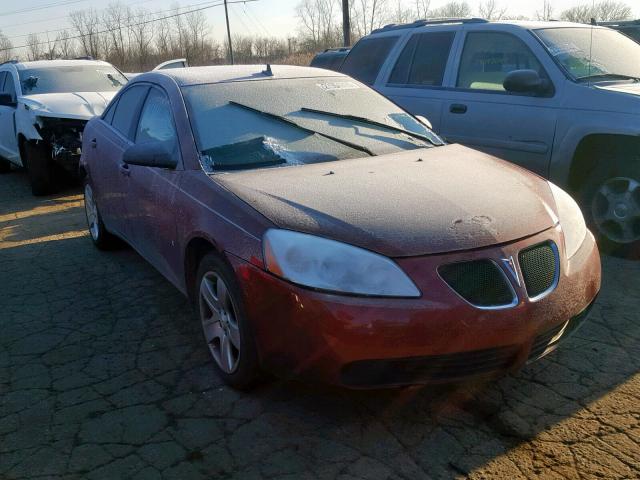 1G2ZG57B494173778 - 2009 PONTIAC G6 RED photo 1