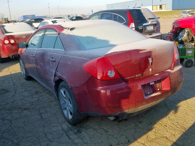 1G2ZG57B494173778 - 2009 PONTIAC G6 RED photo 3