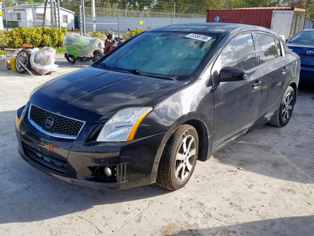 3N1AB6AP0CL689433 - 2012 NISSAN SENTRA 2.0 BLACK photo 2