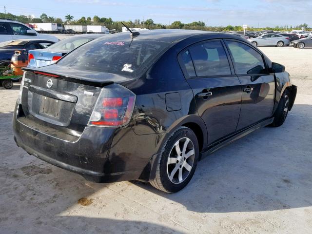 3N1AB6AP0CL689433 - 2012 NISSAN SENTRA 2.0 BLACK photo 4