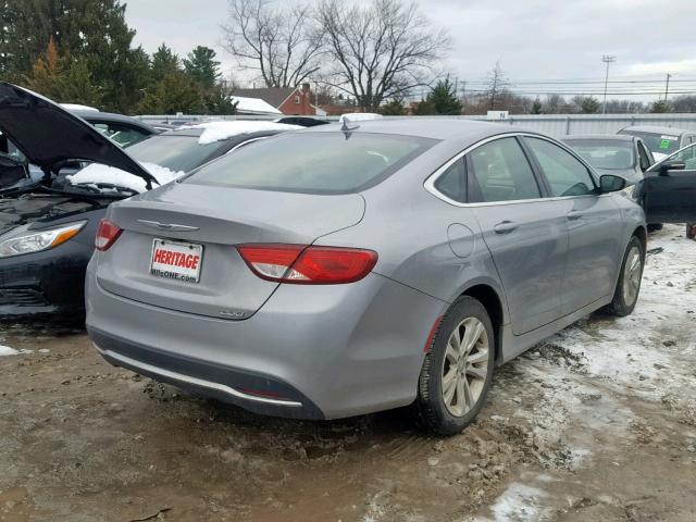 1C3CCCABXGN191739 - 2016 CHRYSLER 200 LIMITE SILVER photo 4