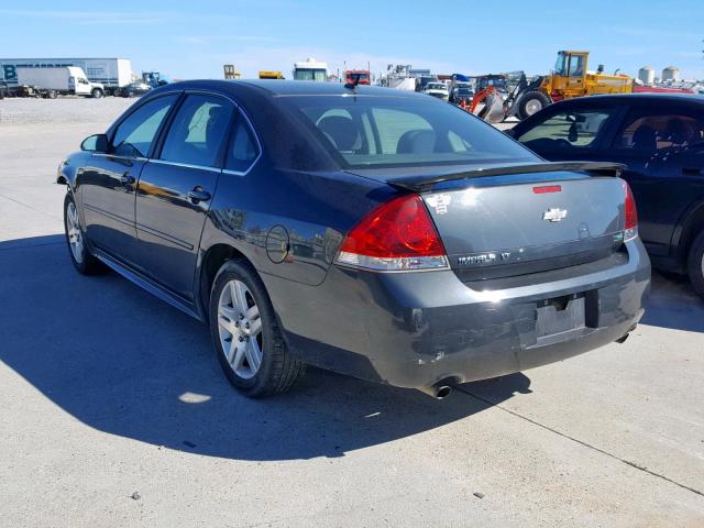 2G1WB5E30C1206652 - 2012 CHEVROLET IMPALA LT CHARCOAL photo 3