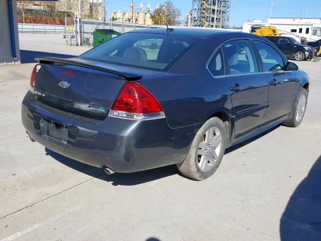 2G1WB5E30C1206652 - 2012 CHEVROLET IMPALA LT CHARCOAL photo 4