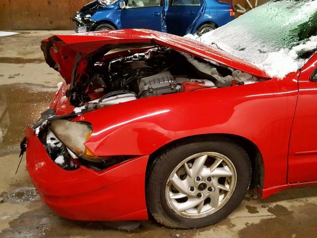 1G2NF52E43C236538 - 2003 PONTIAC GRAND AM S RED photo 9