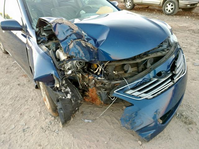 4T1BB46K79U092549 - 2009 TOYOTA CAMRY HYBR BLUE photo 9