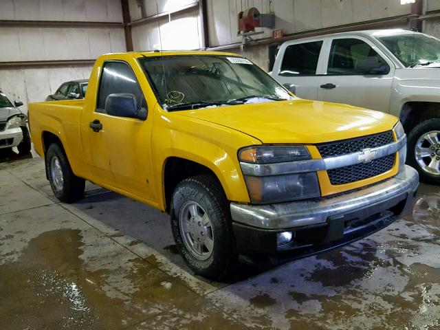 1GCCS146368333024 - 2006 CHEVROLET COLORADO YELLOW photo 1