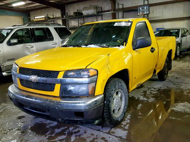 1GCCS146368333024 - 2006 CHEVROLET COLORADO YELLOW photo 2