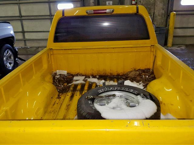 1GCCS146368333024 - 2006 CHEVROLET COLORADO YELLOW photo 6