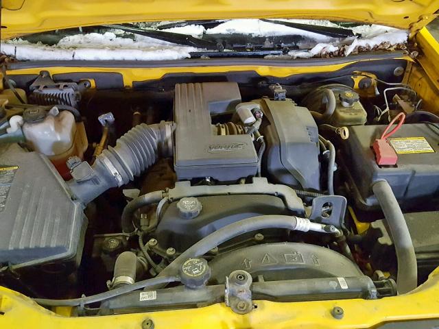 1GCCS146368333024 - 2006 CHEVROLET COLORADO YELLOW photo 7