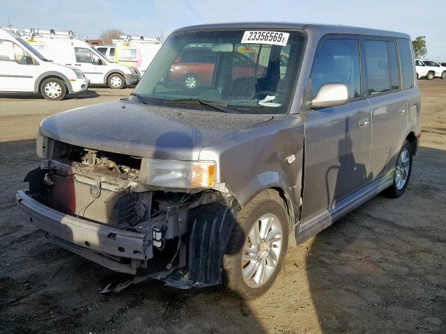 JTLKT334564045487 - 2006 TOYOTA SCION XB Сұр фото 2
