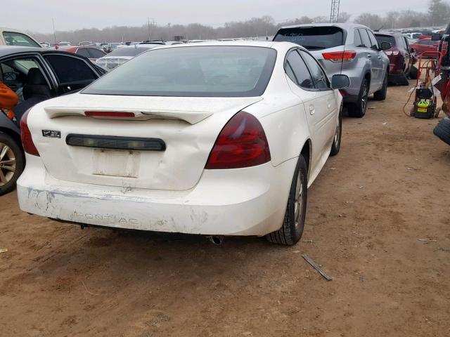 2G2WP552261150254 - 2006 PONTIAC GRAND PRIX WHITE photo 4