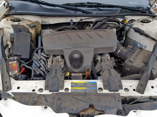 2G2WP552261150254 - 2006 PONTIAC GRAND PRIX WHITE photo 7